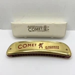 Clean M. Hohner Comet Harmonica 2504/49 Germany W/ Case - Very Low Use. Fixed Price $36.13.