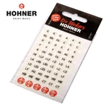 Hohner Glow In The Dark Key Labels MZ20195 - Harmonica Stickers. Fixed Price $17.85.