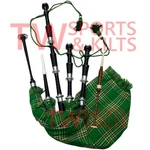 Scottish Highland Rosewood Bagpipe With Silver Mounts Irish Cover &cord. Fixed Price $119.99.