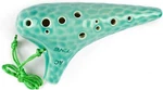 Tng Ocarina Musical Instrument Alto / Control Ac 12 Hole Emerald Mbq. Fixed Price $92.72.