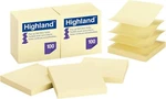 Highland Pop-up Notes 3" X Yellow 100 Sheet/pad 12 Pads/pack (6549PUY). Fixed Price $11.27.