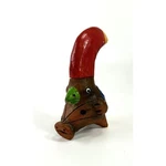 Vintage Folk Art Redware Clay Toucan Whistle Flute Ocarina 5 Costa Rica Parrot. Fixed Price $14.11.