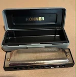 Hohner Special Harmonica Key Germany 560/20 VG10 Holes With Original Case. Fixed Price $39.99.