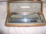 Suzuki Chromatic Hamonica SC-56 Professioonal Model. Fixed Price $400.00.