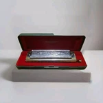 Vintage Hohner Model 270, Super Chromonica Key Of Original Case. Fixed Price $59.99.