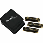 Fender Blues Deville 10-HOLE Diatonic Harmonica 3-PACK With Case, Key Of C, G,. Fixed Price $129.99.