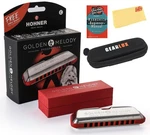 Hohner 544 Golden Melody Harmonica - Key Of W/ Instructional Manual. Fixed Price $64.99.
