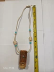 Artisan Handmade Wooden "bark Whistle" Necklace. Fixed Price $12.00.