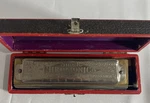 M. Hohner The Super Chromatica "c" W/red Case. Fixed Price $37.00.