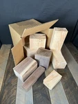 Hardwood Scraps X8 Box Cut Offs Craft Maple, Cherry, Oak 7-12 Lb. Fixed Price $25.00.