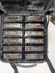 Johnson The Blues King Diatonic Harmonica Pack Of 12 With Carrying Case. Fixed Price $99.00.