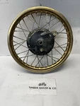 Suzuki 1983 Rear Wheel Rim 14X1.60 With Brake Drum Oem. Fixed Price $160.00.