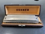 Harmonica Made Germany 1940, Hohner 64 Chromonica Nr 280 Octaves Original Box. Fixed Price $99.00.