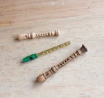 Dolls House Miniatures Ooak Tin Whistle & Recorders By Pigeonoak 1:12. Fixed Price $86.62.
