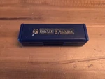 Hohner Blues Band Harp Harmonica Key Of With Plastic Case & Instructions. Fixed Price $21.00.