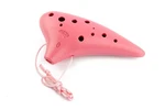 Tng Ocarina Musical Instrument 12 Hole / Alto Pink Plastic Tone Antique New. Fixed Price $33.08.
