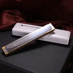 Swan 28-HOLE Wide Range Playing Diatonic Harmonica Key Of With Standard Har.... Fixed Price $25.27.
