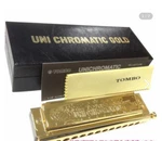 Tombo 1248SG Unichromatic Gold Harmonica Holes Sounds New. Fixed Price $273.74.