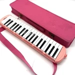Luca 32-KEY Pink Melodica Piano Keyboard W/ Matching Case Mouthpiece. Fixed Price $24.95.
