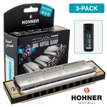 Hohner Big River Harp 3-PACK Bundle Diatonic Harmonica Set Of Keys C, A,. Fixed Price $105.95.