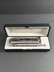 Swan Chromatic 1040 Harmonica With Hard Carry Case. Fixed Price $19.99.