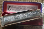 Hohner Marine Band Harmonica Key Of Hand Made Germany Original Box. Fixed Price $32.95.