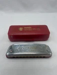 Hohner Golden Melody 542 Harmonica Made Germany Key Of C- W/ Original Case. Fixed Price $24.99.