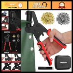 Tool Kit - 3/8" Eyelet Pliers Set With 500 Brass Grommets & Bag. Fixed Price $47.99.