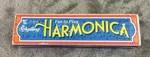 Schylling Harmonica 16 Hole Play Collect Silver Metal Green Plastic Original Box. Fixed Price $8.83.