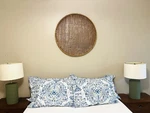 Set Of 2 Pottery Barn Naomi Paisley Standard Sham Blue Floral Pillow Cases, Nwot. Fixed Price $55.00.