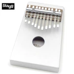 Stagg 10-KEY Basswood Kid's Kalimba White KALI-KID10-WH. Fixed Price $39.99.