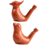2PCS Bird Water Whistles - Warbler Caller, Purple Clay Pottery, Outdoor .... Fixed Price $14.44.