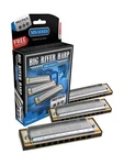 Hohner 590 Big River Harp Pro Pack Harmonica Set, Keys Of G, A, & C, Stainles.... Fixed Price $126.64.