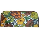 Vintage Knitting Zippered Case Tapestry Needles Included Pictured 15". Fixed Price $25.00.