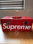 Supreme Diamond Plate Tool Box Red Logo FW18 Brand New 2018 White. Fixed Price $300.00.