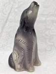 Vintage Clay Howling Wolf Ocarina Flute Funopolis 1995 Hand Painted Terracotta. Fixed Price $22.95.