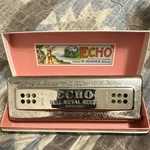 M. Hohner Echo Harp, Diatonic Harmonica Key Of C/g Double-sided, Great Condition. Fixed Price $80.00.