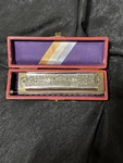 Antique Hohner Super Chomonica Chromatic Harmonica German Made.key Of 12 Holes. Fixed Price $175.00.