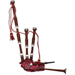Roosebeck Full Size Sheesham Bagpipe W/ Tartan Cover. Fixed Price $175.00.