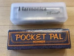 Vintage Pocket Pal Hohner Toysmith Harmonicas With Box. Fixed Price $25.00.