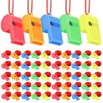Wsyub 144PCS Plastic Whistles, Loud Crisp Sound Multicolor. Fixed Price $41.58.