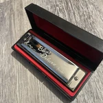 Clean! Fender Blues Deluxe 10-HOLE Diatonic Harmonica With Case, Key Of. Fixed Price $12.00.