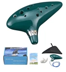 Ohuhu Ocarina 12 Hole Alto With Song Book Display Stand Bag Green. Fixed Price $18.99.