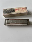 Vintage M. Hohner "marine Band" Harmonica No. 1896 Key A440 - Germany. Fixed Price $15.00.