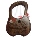 Lyre Harp 10 Metal Strings Rosewood Welsh Dragon Free Bag + Tuning Key Aar. Fixed Price $369.99.