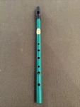 Feadog Brass Irish Tin Whistle Key Of Small Flute Made Ireland Green. Fixed Price $14.00.