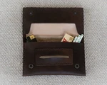 Handmade Leather Tobacco Pouch - Dark Brown. Fixed Price $39.00.