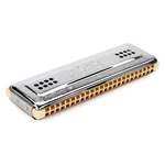 Hohner 56-CG Echo Harp 2X48 And Keys Tuned Tremolo Harmonica With Double. Fixed Price $282.60.