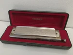 Vintage Hohner Super Chromonica 270/48 Key Of 3 Octave Harmonica W/ Case. Fixed Price $85.00.