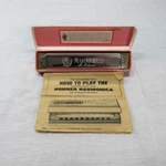 Vintage Hohner Marine Band Harmonica No 365 - 14 Hole Key "c" W/ Box & Inst. Ex+. Fixed Price $36.00.